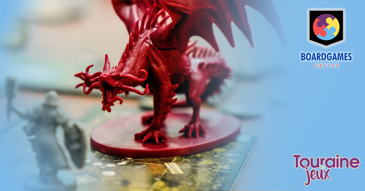 Figurine de dragon de l'association Boardgames United