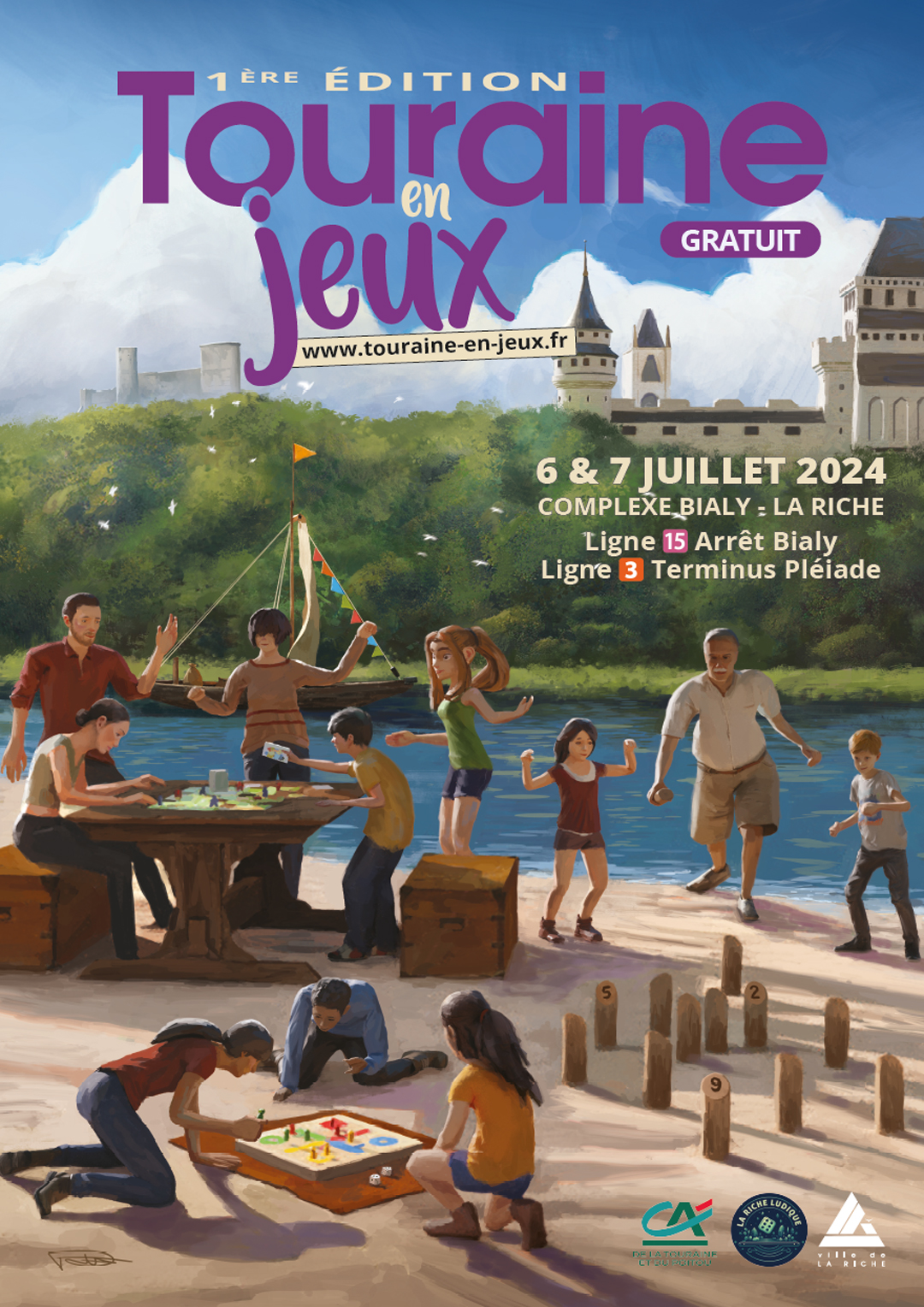 Affiche de Touraine en jeux - le festival de jeux à tours